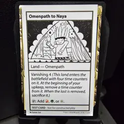 Omenpath to Naya Playtest - MB2 - NM - MTG Magic - Image 1