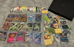 Pokemon 150+ Card Lot | Holos, EXs, Special Illustrations, & MORE + CARD BINDER - Image 1