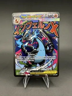 Mega Charizard X ex 023 Mewtwo ex Premium Collection Holo Pokemon Card - Image 1