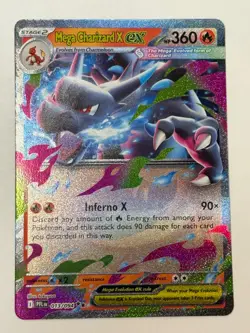 Mega Charizard x Ex 13/94 Ultra Rare Phantasmal Flames Pokemon Card NM - Image 1