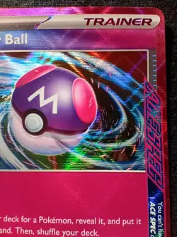 Pokemon Master Ball 153/162 *ACE SPEC* NM! (Playable Trainer Card) -Pokemon TCG - Image 3