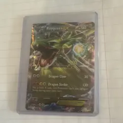 Pokemon TCG Rayquaza EX Foil Dragon Basic XY73 180 HP Card - Image 1