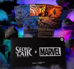 MTG SECRET LAIR X Marvel's Storm RAINBOW FOIL EDITION 🔥 NeW !! - Image 2
