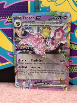 Espeon ex - (Prismatic Evolutions Stamp) 034/131 Miscellaneous Cards & Products - Image 1