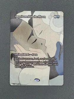 Imprisoned in the Moon Avatar: The Last Airbender Hand Painted Altered Art Tentz - Image 1