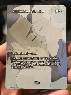 Imprisoned in the Moon Avatar: The Last Airbender Hand Painted Altered Art Tentz - Image 2