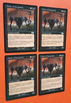 Magic the Gathering MTG Urza's Saga ORDER OF YAWGMOTH X 4 LP/EX U 1998! - Image 2
