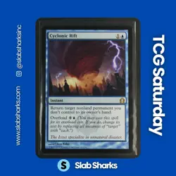 2012 MAGIC: THE GATHERING RETURN TO RAVNICA #35 CYCLONIC RIFT - Image 1