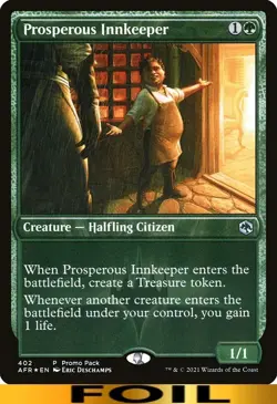Prosperous Innkeeper ** FOIL PROMO ** #402 - Forgotten Realms - CUC NM MTG - Image 1