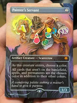 Painters Servant MTG Special Guests Hand Painted Extended Full Altered Art Tentz - Image 1