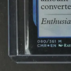 2020 MAGIC: THE GATHERING COMMANDER LEGENDS #080 MANA DRAIN FOIL - Image 4