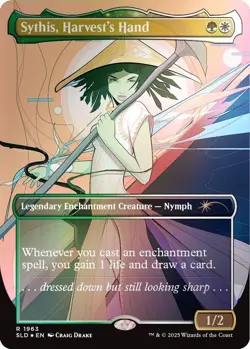 Sythis, Harvest's Hand Borderless Foil - NM - MTG Magic - Image 1