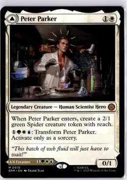 Peter Parker Marvel's Spider-Man Regular NM M 0010 - Image 1