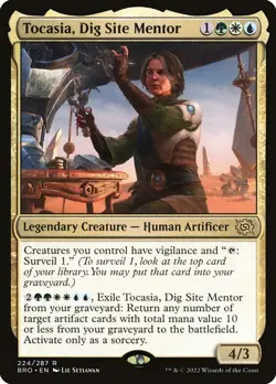 Tocasia, Dig Site Mentor [The Brothers' War] MTG - Image 1