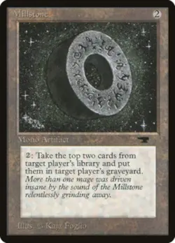 Millstone Antiquities Magic mtg Heavy Play, English x1 - Image 1