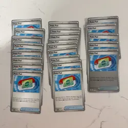 Pokemon Pokepad Trainer Card lot x 17 and 5 reverse holo poke pad - Image 1