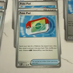 Pokemon Pokepad Trainer Card lot x 17 and 5 reverse holo poke pad - Image 3