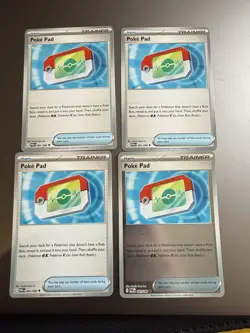 Pokepad Perfect Order Pokemon Common and reverse holo Nonfoil NM Play set 4x - Image 1