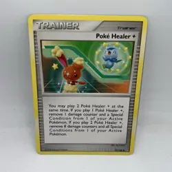Poke Healer + 90/100 Stormfront Trainer Item Healing Support Pokemon TCG 2008 - Image 1