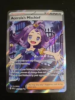 Acerola's Mischief 165/132 - Pokemon Mega Evolution Full Art Rare NM - Image 1