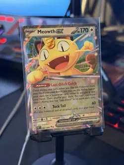 Pokemon Me03: Perfect Order Meowth Ex 062/088 Double Rare Holo English NM - Image 1