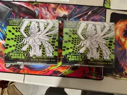 x2 Pokemon Center Perfect Order Exclusive Elite Trainer Box ETB Sealed Pokemon - Image 1