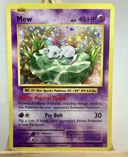 Mew 2016 Pokemon XY Evolutions Mew Holo #53/108 💎 NM/M - Image 1