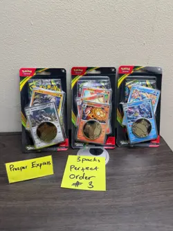 -Set of 3--Pokemon TCG: Perfect Order Checklane Blister-Steelix ,Clawitzer,Cinde - Image 1