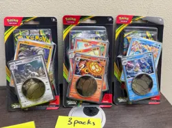 -Set of 3--Pokemon TCG: Perfect Order Checklane Blister-Steelix ,Clawitzer,Cinde - Image 2