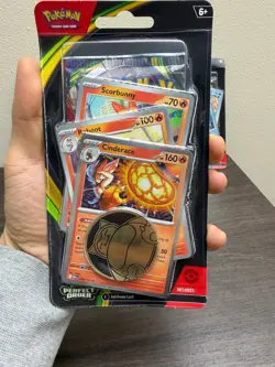 -Set of 3--Pokemon TCG: Perfect Order Checklane Blister-Steelix ,Clawitzer,Cinde - Image 4