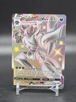 Pokemon TCG Grimmsnarl VMAX Shining Fates SV117/SV122 Holo Shiny Holo Rare - Image 1