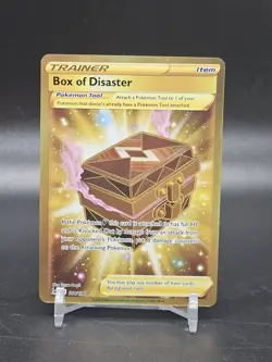 Box of Disaster (Secret) 214/196 Pokemon Secret Rare SWSH11: Lost Origin Card NM - Image 1