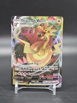 Pokemon TCG Dracozolt VMAX Evolving Skies Holo Ultra Rare Card 059/203 - Image 1