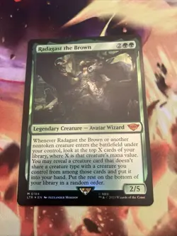 LTR Radagast the Brown 184 foil mythic creature NM MTG LOTR Lord of the Rings - Image 1