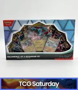 POKEMON TCG SALAMENCE EX & RESHIRAM EX PREMIUM COLLECTION SEALED BOX - Image 1