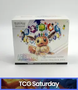 POKEMON CENTER SCARLET & VIOLET PRISMATIC EVOLUTIONS SEALED ELITE TRAINER BOX - Image 1