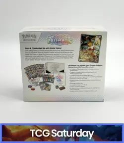 POKEMON CENTER SCARLET & VIOLET PRISMATIC EVOLUTIONS SEALED ELITE TRAINER BOX - Image 2