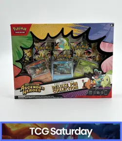 POKEMON TCG MEGA EVOLUTION FIRST PARTNERS DELUXE PIN COLLECTION SEALED BOX - Image 1
