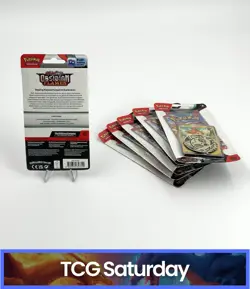 POKEMON TCG SCARLET & VIOLET OBSIDIAN FLAMES SEALED CHECKLANE PACK LOT OF 6 - Image 2