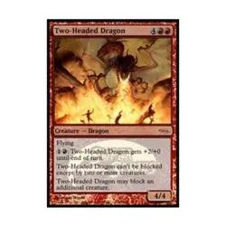 WOTC MtG JSS/MSS Promos Two-Headed Dragon (P) (Foil) EX - Image 1