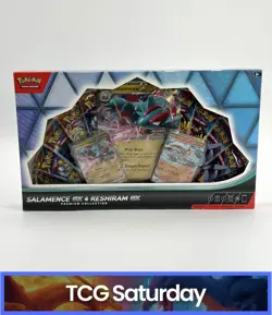 POKEMON TCG SALAMENCE EX & RESHIRAM EX PREMIUM COLLECTION SEALED BOX - Image 1