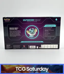 POKEMON VAPOREON VMAX PREMIUM COLLECTION SEALED BOX - Image 2