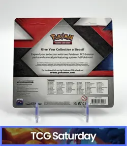 POKEMON TCG SWORD & SHIELD REBEL CLASH FUSION STRIKE JIRACHI PIN SEALED HANGER - Image 2