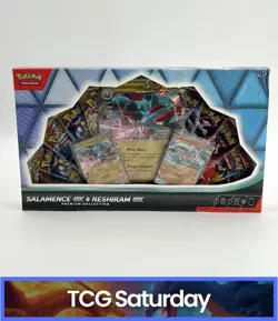 POKEMON TCG SALAMENCE EX & RESHIRAM EX PREMIUM COLLECTION SEALED BOX - Image 1