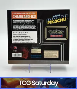POKEMON TCG DETECTIVE PIKACHU CHARIZARD GX CASE FILE SEALED BOX - Image 2