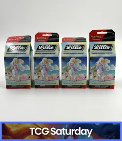 POKEMON TCG LILLIE PREMIUM TOURNAMENT COLLECTION SEALED BOX LOT OF 4 - Image 1