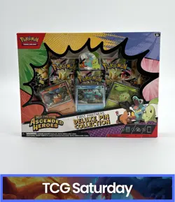 POKEMON TCG MEGA EVOLUTION FIRST PARTNERS DELUXE PIN COLLECTION SEALED BOX - Image 1