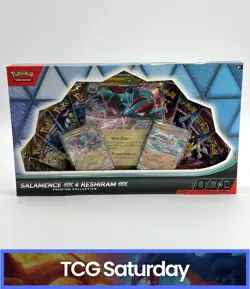 POKEMON TCG SALAMENCE EX & RESHIRAM EX PREMIUM COLLECTION SEALED BOX - Image 1