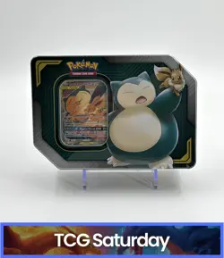 POKEMON TCG EEVEE & SNORLAX GX TAG TEAM SEALED TIN - Image 1