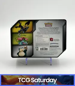 POKEMON TCG EEVEE & SNORLAX GX TAG TEAM SEALED TIN - Image 2